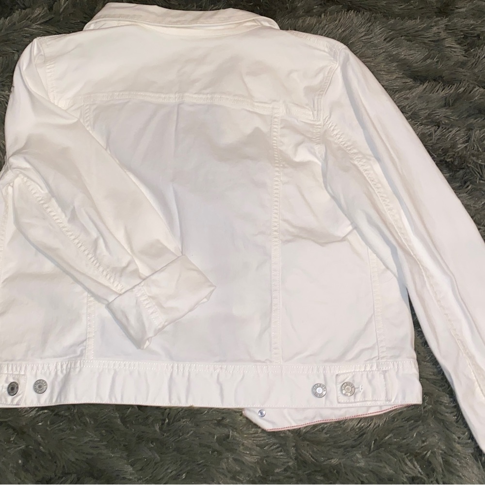 Talbots White Jean Jacket - image 7